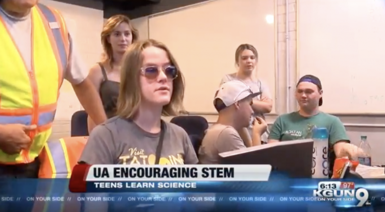 Visually impaired teens given UA student experience