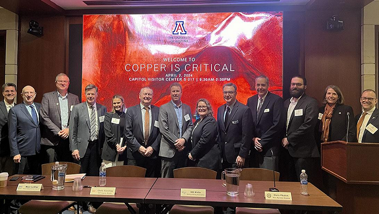 Mining, mineral and policy experts gathered on Capitol Hill in April to strategize on copper and construct sustainable solutions in Arizona and nationwide.